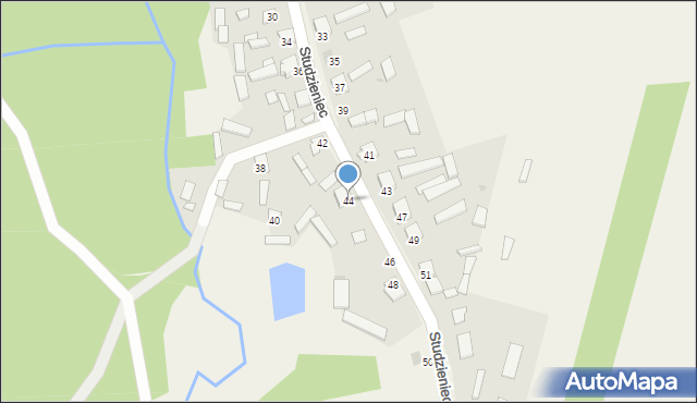Studzieniec, Studzieniec, 44, mapa Studzieniec