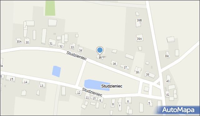 Studzieniec, Studzieniec, 35, mapa Studzieniec