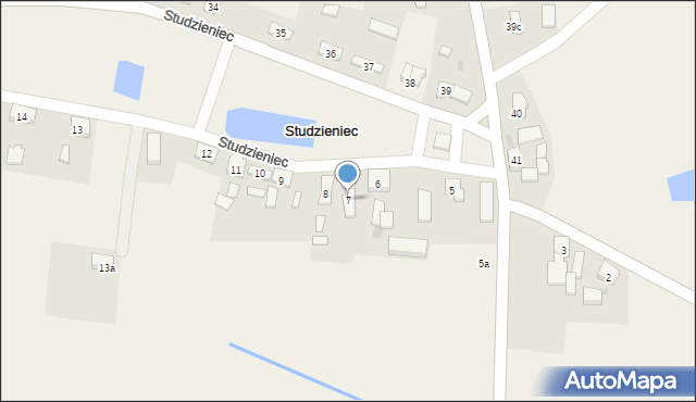 Studzieniec, Studzieniec, 7, mapa Studzieniec