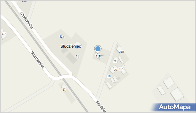 Studzieniec, Studzieniec, 31B, mapa Studzieniec