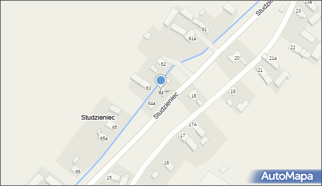 Studzieniec, Studzieniec, 64, mapa Studzieniec