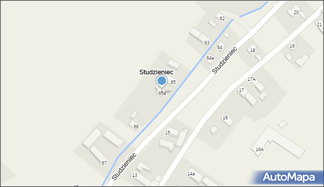 Studzieniec, Studzieniec, 65a, mapa Studzieniec