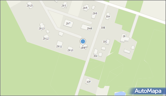 Studzieniec, Studzieniec, 29/9, mapa Studzieniec