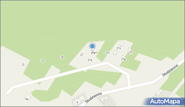 Studzienno, Studzienno, 27b, mapa Studzienno