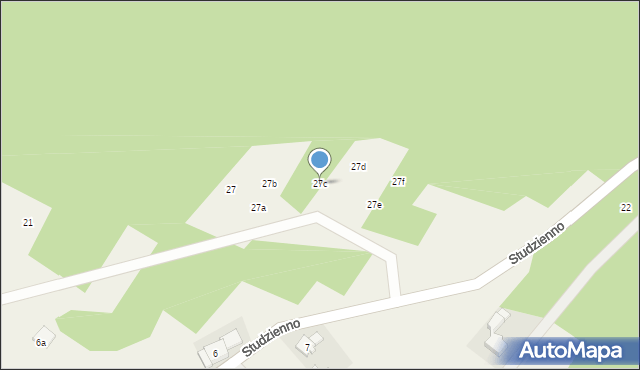 Studzienno, Studzienno, 27c, mapa Studzienno