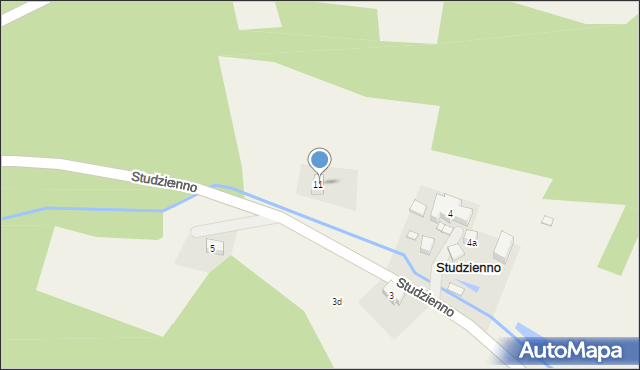 Studzienno, Studzienno, 4b, mapa Studzienno