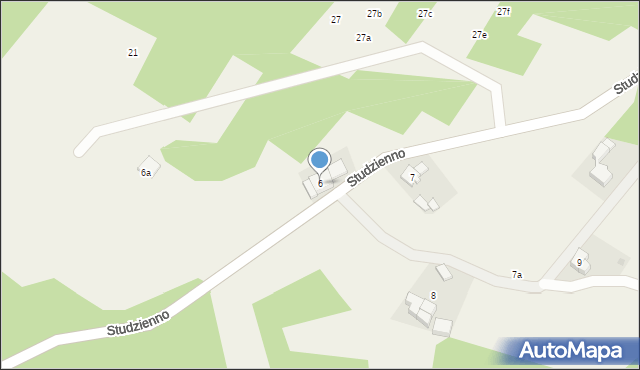 Studzienno, Studzienno, 6, mapa Studzienno