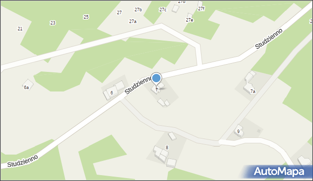 Studzienno, Studzienno, 7, mapa Studzienno