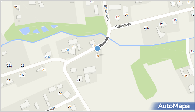 Studzionka, Stawowa, 19, mapa Studzionka