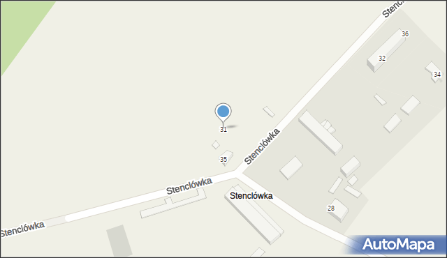 Studzionka, Stenclówka, 31, mapa Studzionka