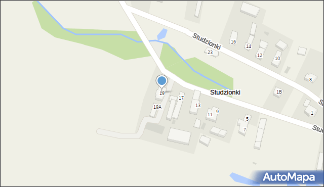 Studzionki, Studzionki, 19, mapa Studzionki