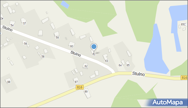 Stulno, Stulno, 61, mapa Stulno