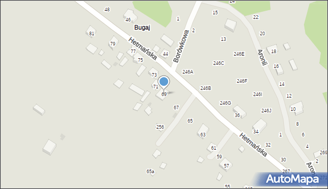 Styków, Styków, 255, mapa Styków