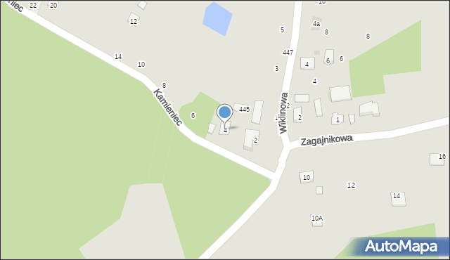 Styków, Styków, 446, mapa Styków