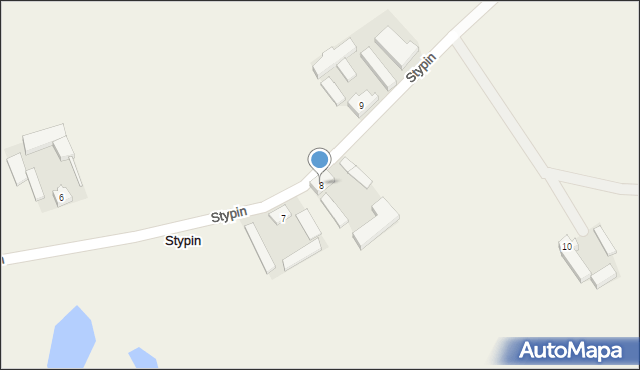 Stypin, Stypin, 8, mapa Stypin