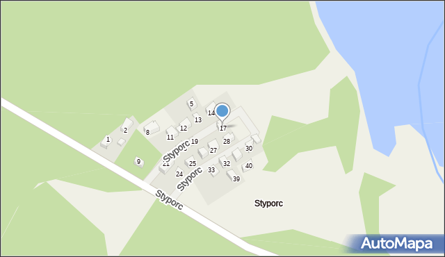 Styporc, Styporc, 17, mapa Styporc