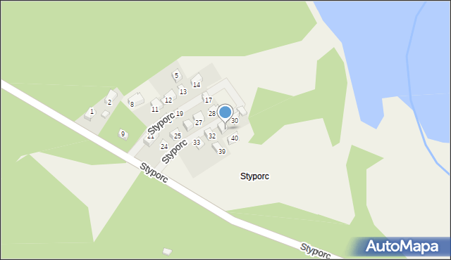 Styporc, Styporc, 31, mapa Styporc