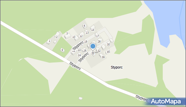 Styporc, Styporc, 33, mapa Styporc