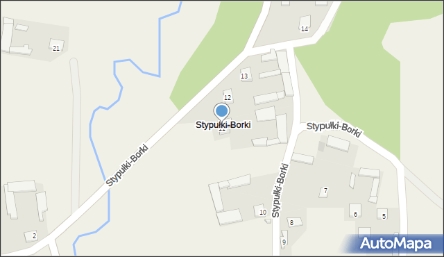 Stypułki-Borki, Stypułki-Borki, 11, mapa Stypułki-Borki