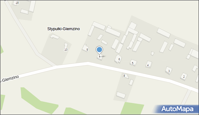 Stypułki-Giemzino, Stypułki-Giemzino, 7, mapa Stypułki-Giemzino