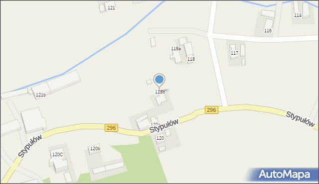 Stypułów, Stypułów, 118b, mapa Stypułów