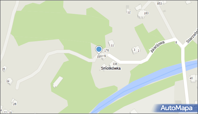 Sucha Beskidzka, Starzeńskiego Aleksandra, 337, mapa Sucha Beskidzka