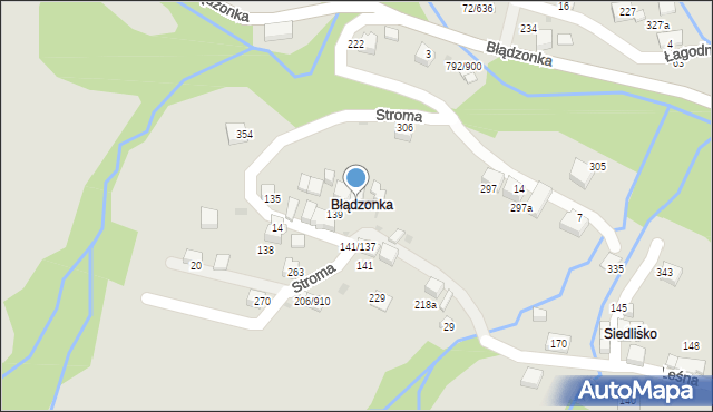 Sucha Beskidzka, Stroma, 21, mapa Sucha Beskidzka