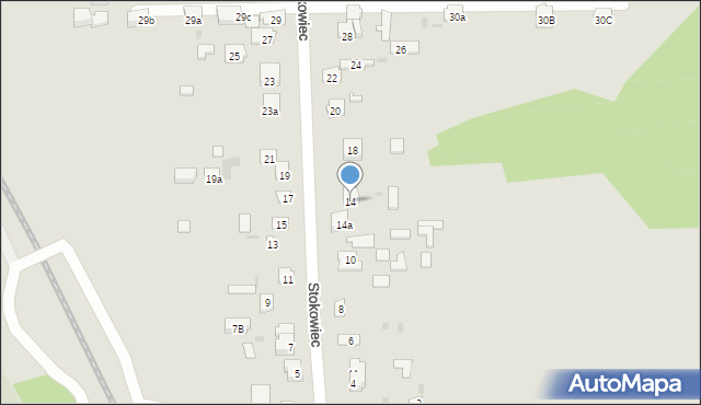 Suchedniów, Stokowiec, 14, mapa Suchedniów