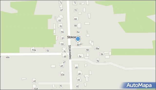 Suchedniów, Stokowiec, 60, mapa Suchedniów