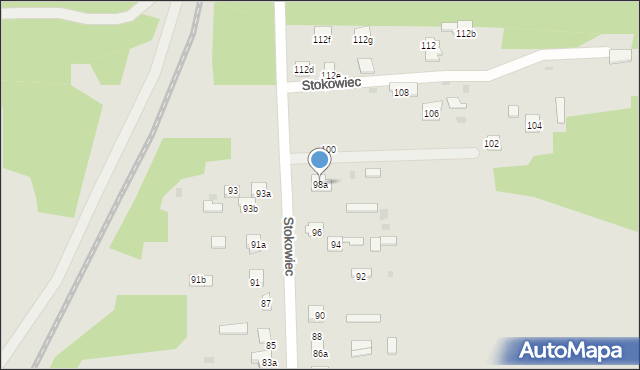 Suchedniów, Stokowiec, 98a, mapa Suchedniów