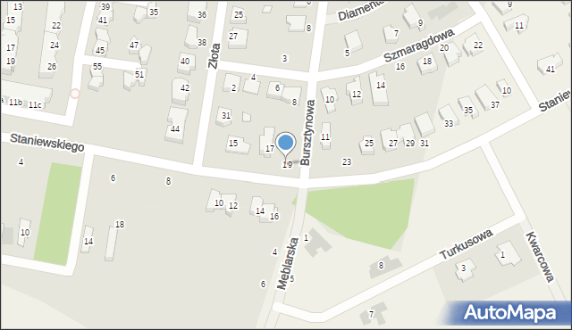 Swarzędz, Staniewskiego Tadeusza, 19, mapa Swarzędz