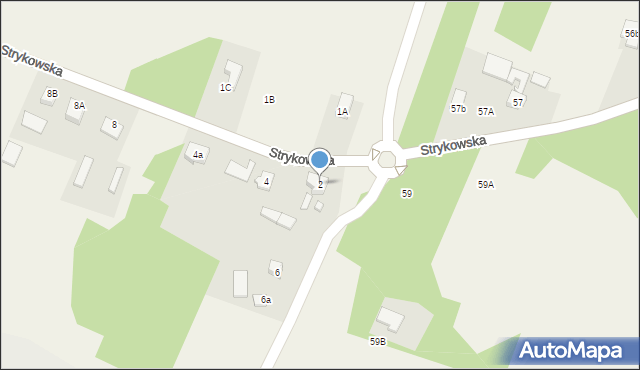 Swędów, Strykowska, 2, mapa Swędów