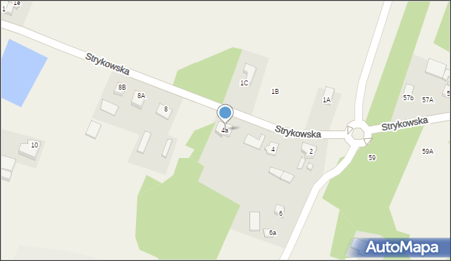 Swędów, Strykowska, 4a, mapa Swędów