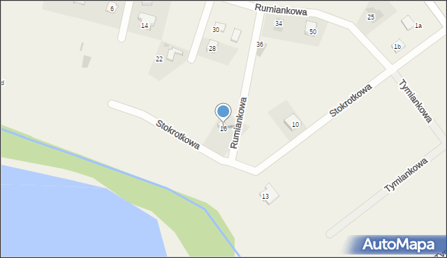 Świerczyna, Stokrotkowa, 16, mapa Świerczyna