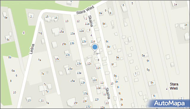 Swolszewice Małe, Stara Wieś, 11f, mapa Swolszewice Małe