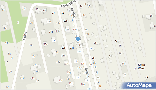 Swolszewice Małe, Stara Wieś, 11g, mapa Swolszewice Małe