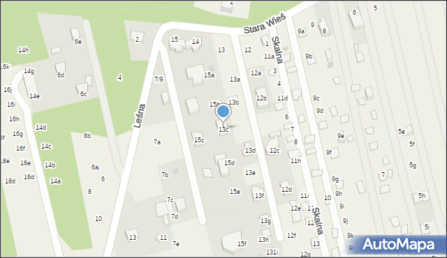 Swolszewice Małe, Stara Wieś, 13c, mapa Swolszewice Małe