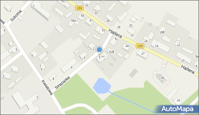 Sypniewo, Strażacka, 1, mapa Sypniewo