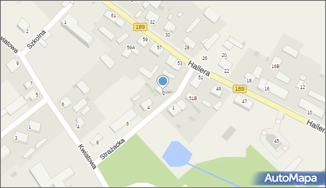 Sypniewo, Strażacka, 2, mapa Sypniewo