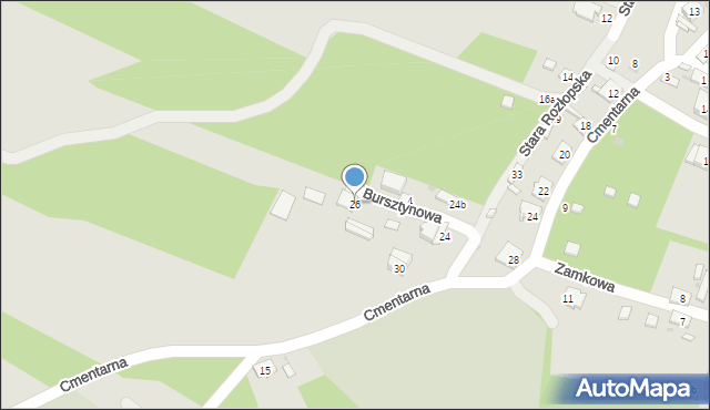 Szczebrzeszyn, Stara Rozłopska, 26, mapa Szczebrzeszyn