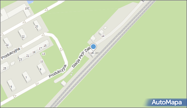 Szczecin, Stacja PKP Załom, 1, mapa Szczecina
