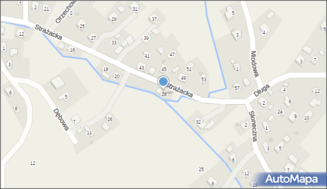 Szczepańcowa, Strażacka, 28, mapa Szczepańcowa