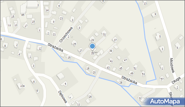 Szczepańcowa, Strażacka, 33, mapa Szczepańcowa