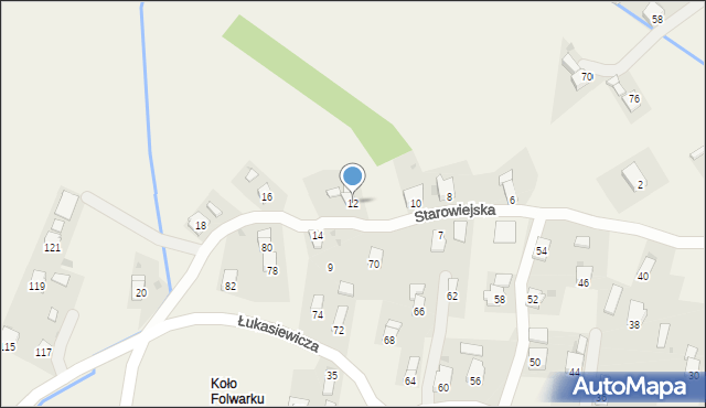 Targowiska, Starowiejska, 12, mapa Targowiska