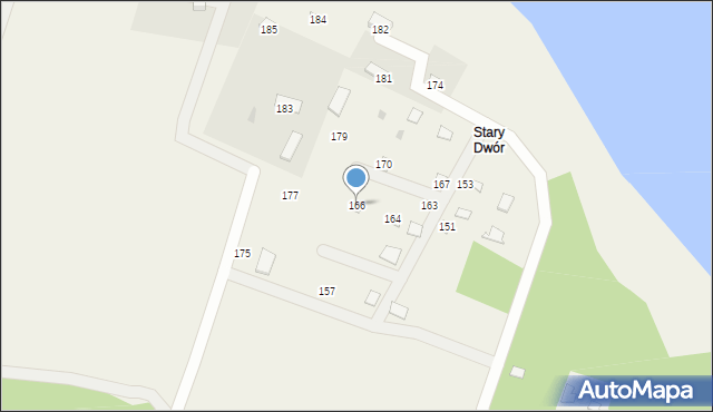 Tarnopol, Stary Dwór, 166, mapa Tarnopol