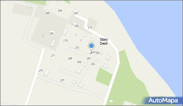 Tarnopol, Stary Dwór, 167, mapa Tarnopol