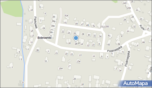 Tarnowskie Góry, Strzelnicza, 16, mapa Tarnowskie Góry