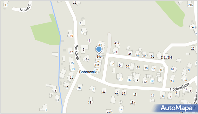 Tarnowskie Góry, Strzelnicza, 39e, mapa Tarnowskie Góry