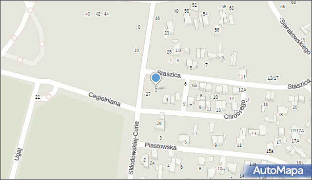 Tomaszów Mazowiecki, Staszica Stanisława, 2, mapa Tomaszów Mazowiecki