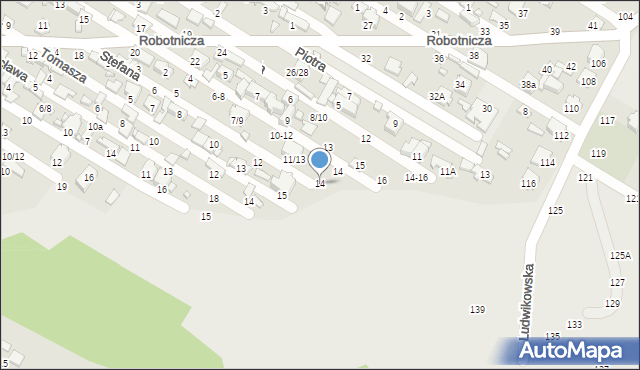 Tomaszów Mazowiecki, Stefana, 14, mapa Tomaszów Mazowiecki